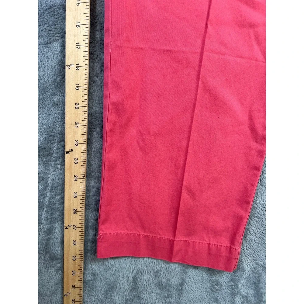 VINTAGE Ralph Lauren Polo Pants Mens 35X30 Pink Chino Nantucket Trousers Classic
